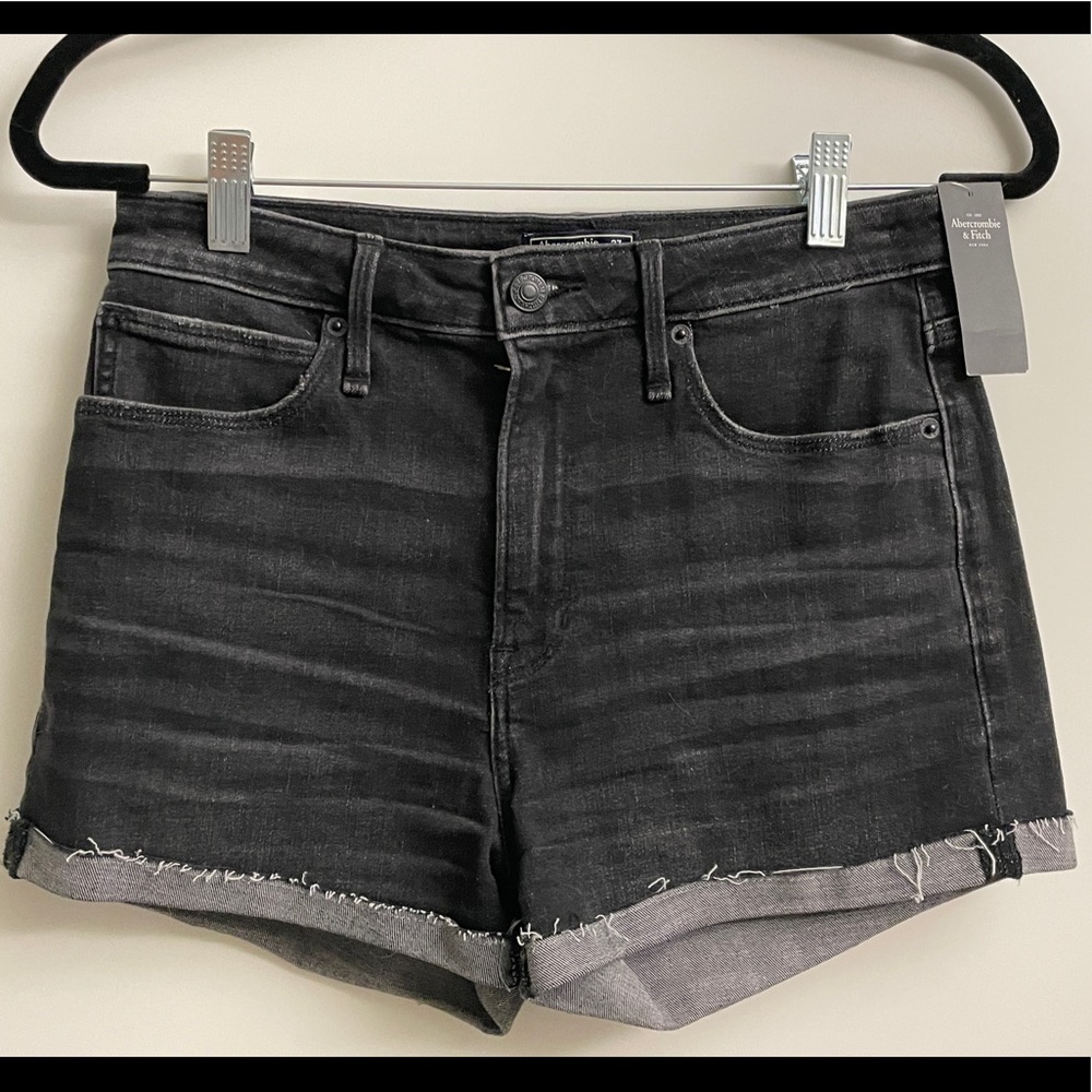 NWT A&F Simone High Rise Short 27 4 - Picture 2 of 6